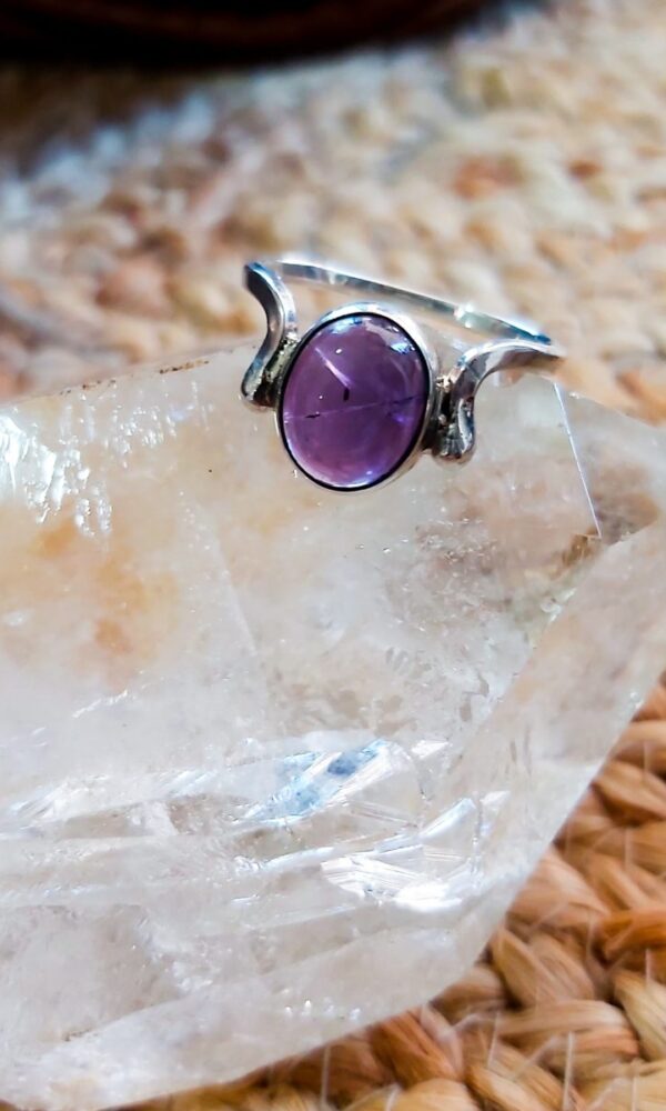AMATISTA anillo de plata