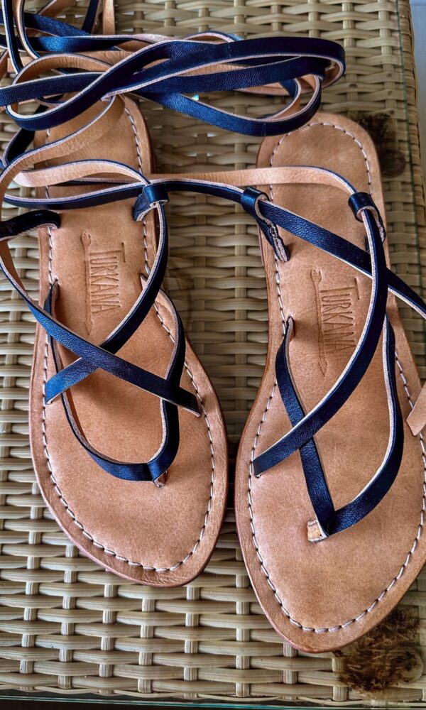 Sandalias de piel