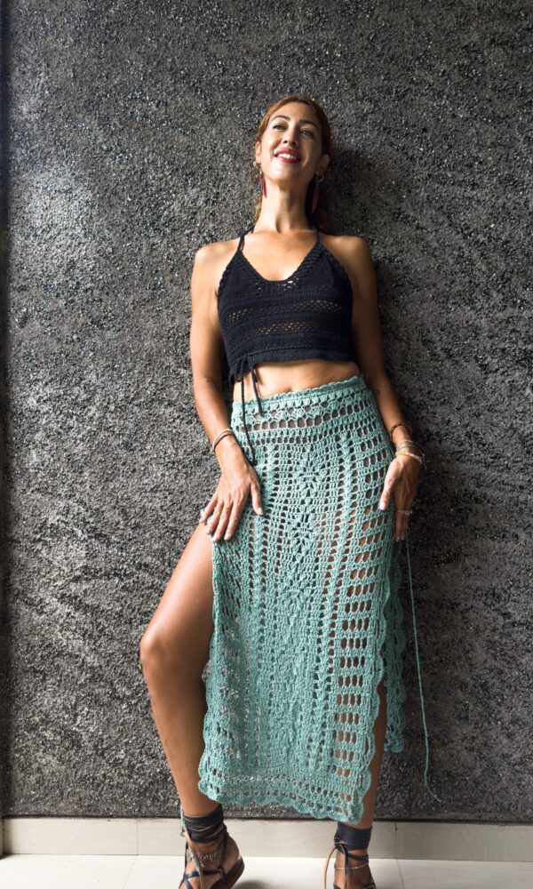 CRETA falda crochet