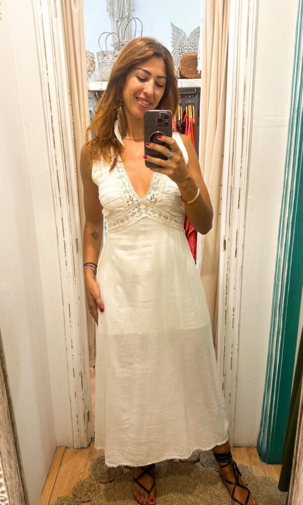 HURIYA Vestido blanco