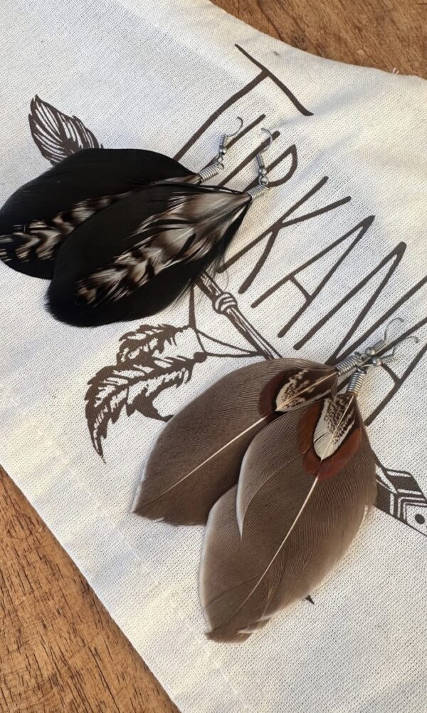KENIA pendientes de plumas