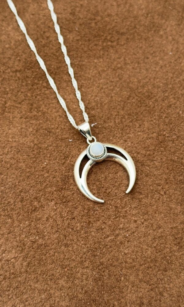 LUNA INVERTIDA collar de plata