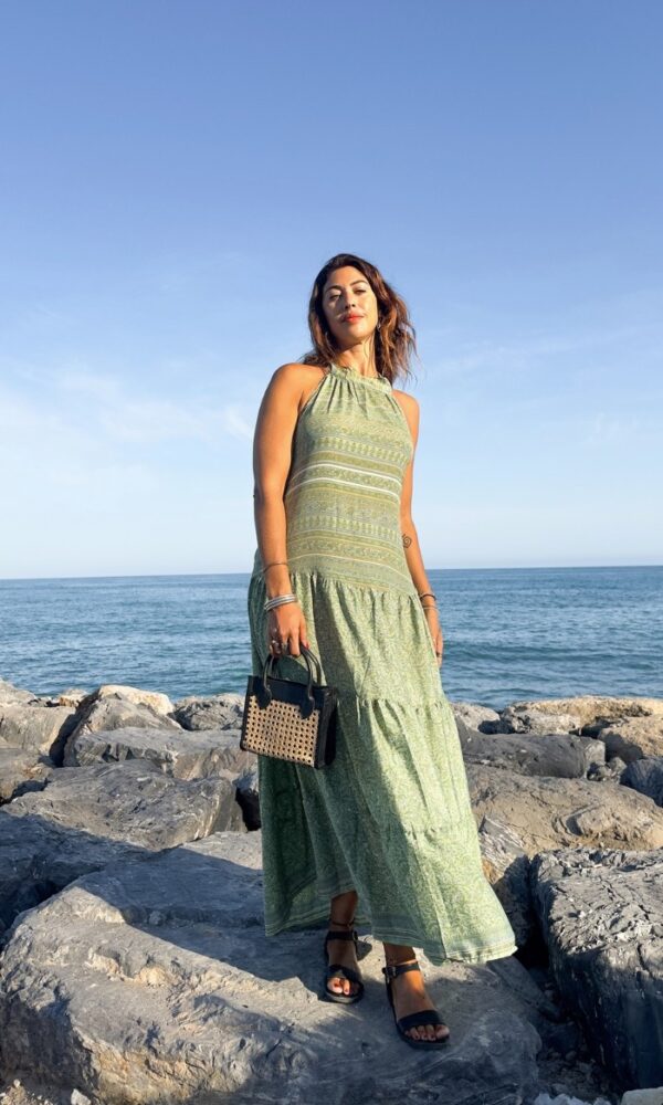VENUS verde vestido